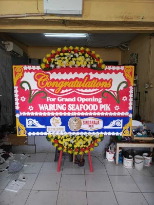 Papan Bunga di Cicinde Utara Banyusari